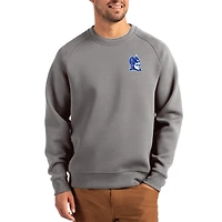 Men's Cutter & Buck Gray Duke Blue Devils Roam Recycled Pullover