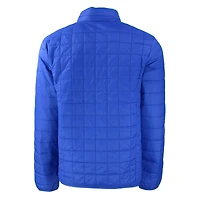 Doudoune à capuche entièrement zippée et isolante Rainier PrimaLoft® pour homme, Cutter & Buck Royal Duke Blue Devils Alumni