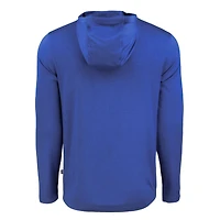 Men's Cutter & Buck  Royal Duke Blue Devils Coastline Epic Comfort Eco Recycled Long Sleeve Hoodie T-Shirt