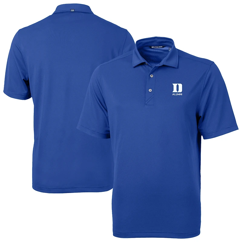 Polo homme Cutter & Buck Royal Duke Blue Devils Virtue Eco Pique DryTec recyclé