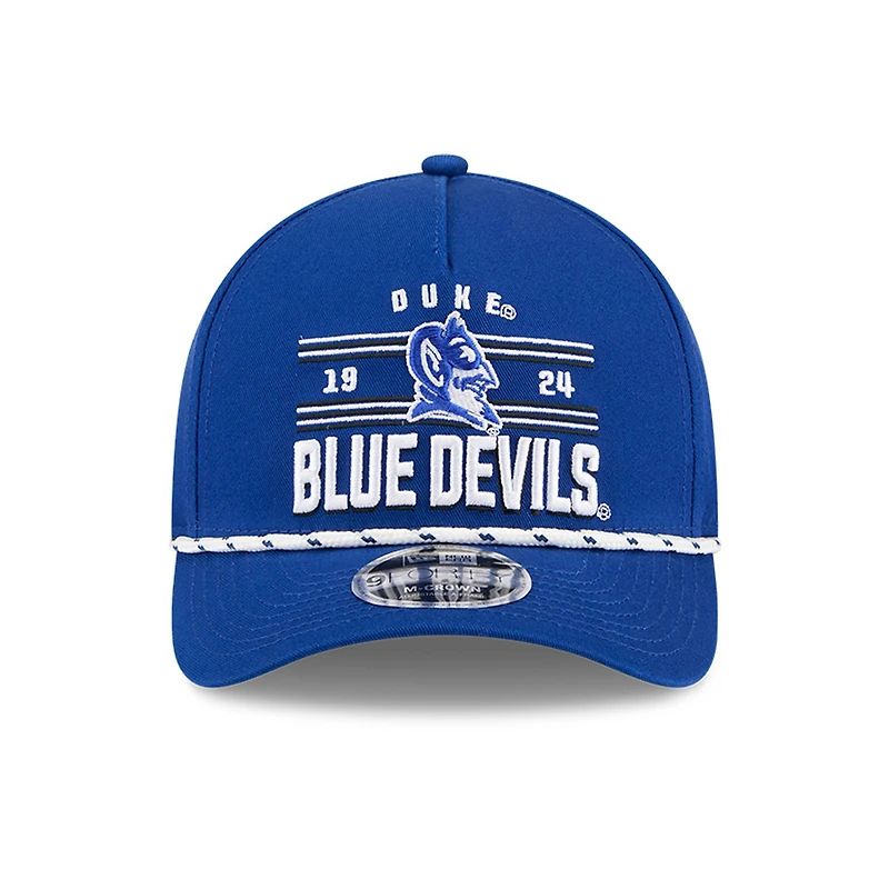 Men's New Era  Royal Duke Blue Devils Historic March Madness 9FORTY M-Crown Adjustable Hat