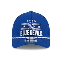 Men's New Era  Royal Duke Blue Devils Historic March Madness 9FORTY M-Crown Adjustable Hat