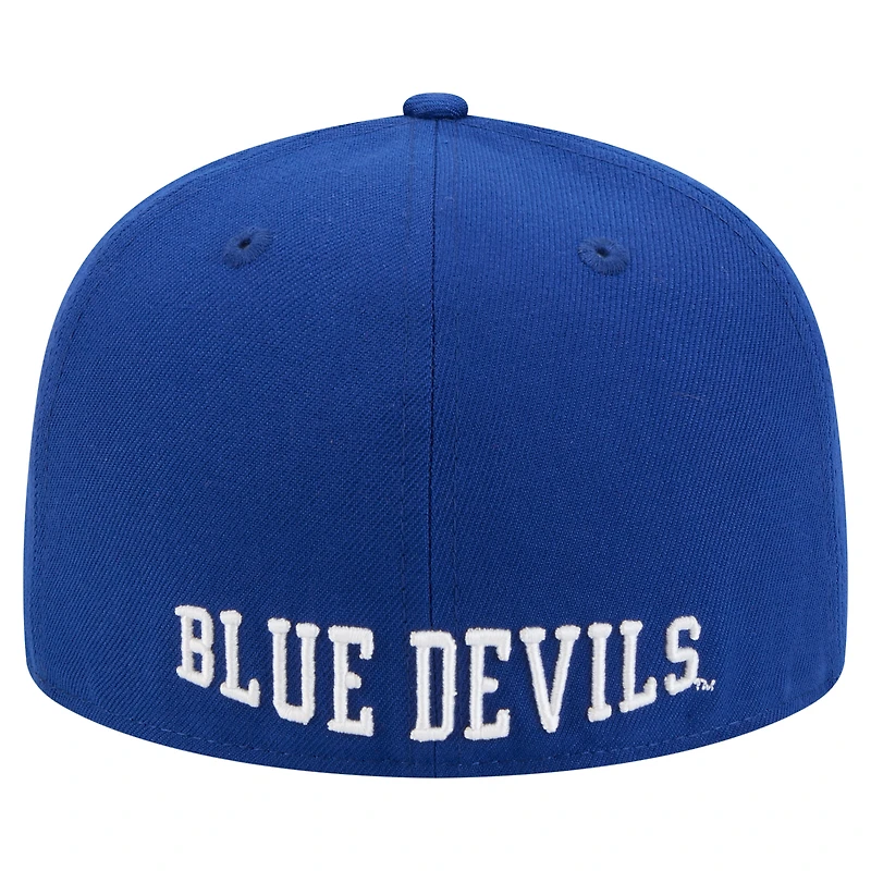 Men's New Era Royal Duke Blue Devils Vault 59FIFTY Fitted Hat