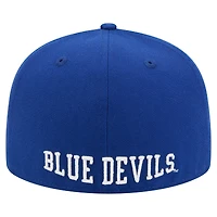 Men's New Era Royal Duke Blue Devils Vault 59FIFTY Fitted Hat