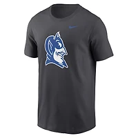 T-shirt Nike Anthracite Duke Blue Devils Primetime pour homme avec logo alternatif