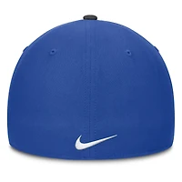 Casquette Nike noire/royale Duke Blue Devils 2025 Sideline Rise Local Performance Flex pour homme