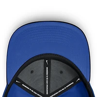 Casquette Nike noire/royale Duke Blue Devils 2025 Sideline Rise Local Performance Flex pour homme