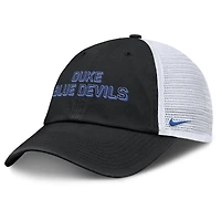 Men's Nike Black Duke Blue Devils 2025 Gameday On-Field Club Adjustable Trucker Hat