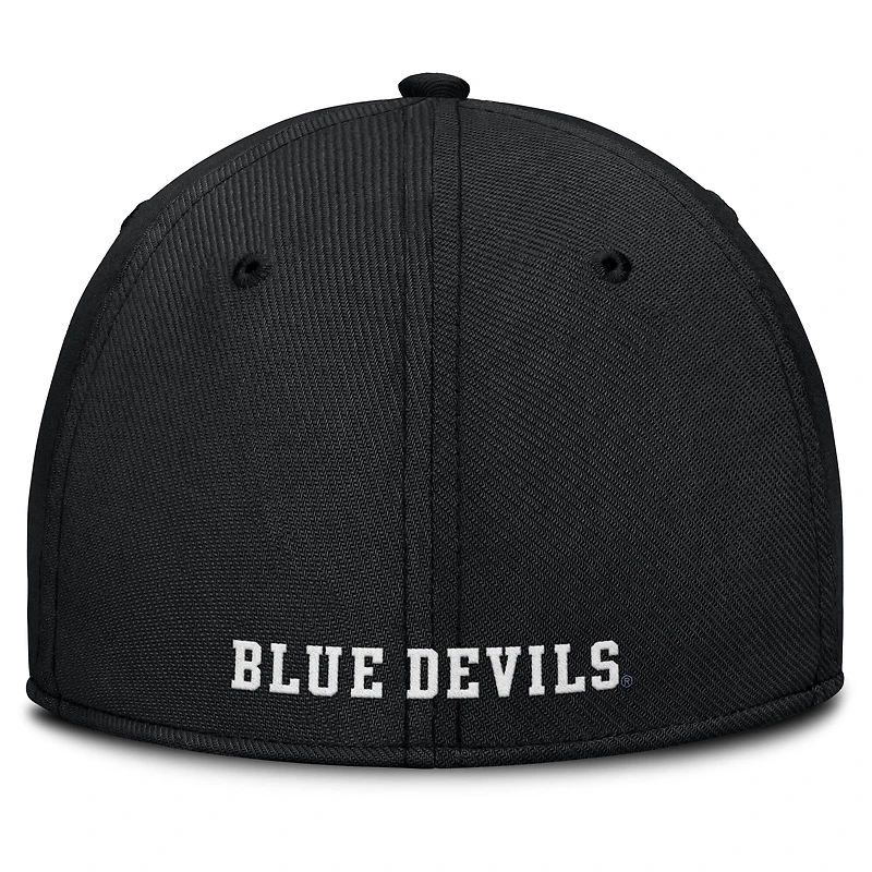 Casquette Nike Performance Flex On-Field Rise pour homme, noire, Duke Blue Devils 2025