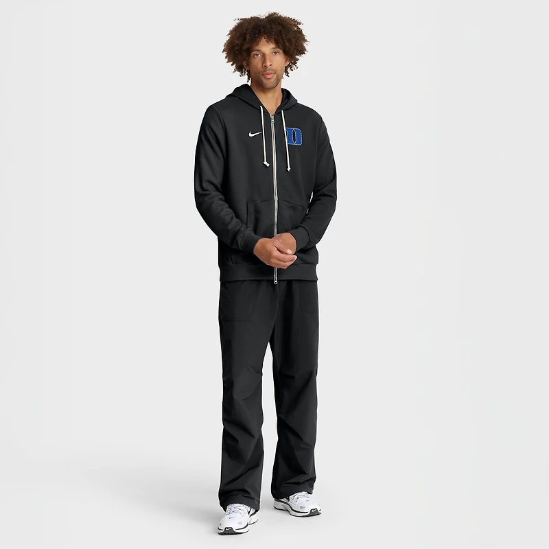 Men's Nike Black Duke Blue Devils 2025 Sideline Standard Issue Dri-FIT Full-Zip Hoodie
