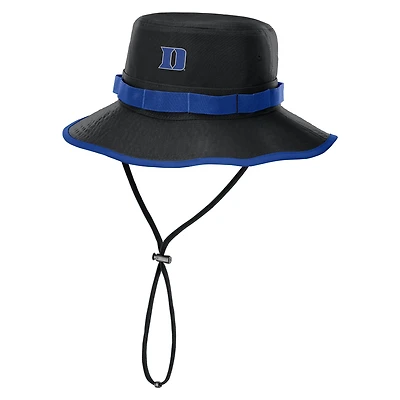 Men's Nike Black Duke Blue Devils 2026 Sideline Apex Boonie Bucket Hat