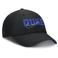 Men's Nike Black Duke Blue Devils Club Prep Performance Adjustable Hat