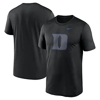 T-shirt Nike Performance pour homme, noir, Duke Blue Devils, logo pop couleur, légende