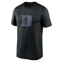 T-shirt Nike Performance pour homme, noir, Duke Blue Devils, logo pop couleur, légende