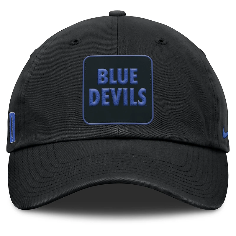 Casquette ajustable Nike Black Duke Blue Devils Local Club pour homme