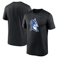 T-shirt Nike noir Duke Blue Devils Primetime Legend pour homme avec logo alternatif