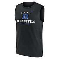 Men's Nike Black Duke Blue Devils Primetime Legend Dri-FIT Muscle Tank Top