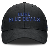 Men's Nike  Black Duke Blue Devils Rise Practice Adjustable Hat