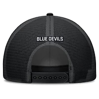 Men's Nike Black Duke Blue Devils Rise Primetime Trucker Adjustable Hat