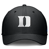 Men's Nike Black Duke Blue Devils Rise Swoosh Dri-FIT Flex Hat