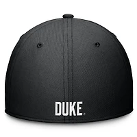 Men's Nike Black Duke Blue Devils Rise Swoosh Dri-FIT Flex Hat