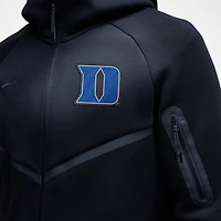Sweat à capuche zippé Nike Duke Blue Devils Tech Fleece noir pour homme
