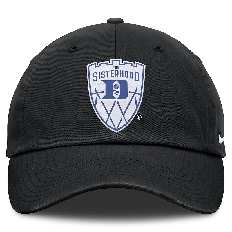 Men's Nike Black Duke Blue Devils The Sisterhood Club Adjustable Hat