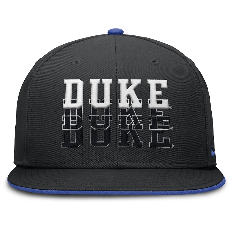 Casquette Nike True Primetime Performance pour homme, noire, Duke Blue Devils