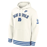 Sweat à capuche rétro Nike Cream Duke Blue Devils Legacy pour homme