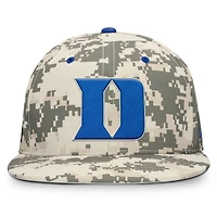 Men's Nike Digital Camo Duke Blue Devils 2025 Dugout True Performance Fitted Hat