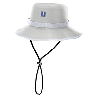 Men's Nike Gray Duke Blue Devils 2025 Sideline Apex Boonie Performance Bucket Hat