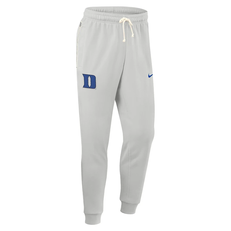 Men's Nike Gray Duke Blue Devils 2025 Sideline Standard Issue Dri-FIT Taper Pants