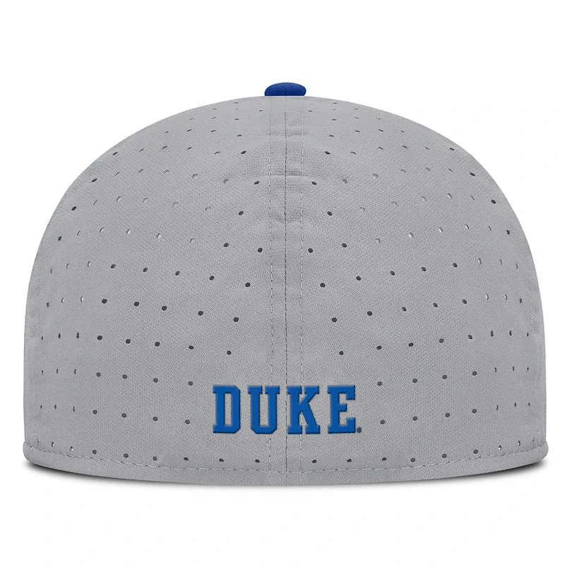 Casquette ajustée Nike grise Duke Blue Devils On-Field Dugout True Performance pour homme