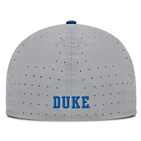 Casquette ajustée Nike grise Duke Blue Devils On-Field Dugout True Performance pour homme