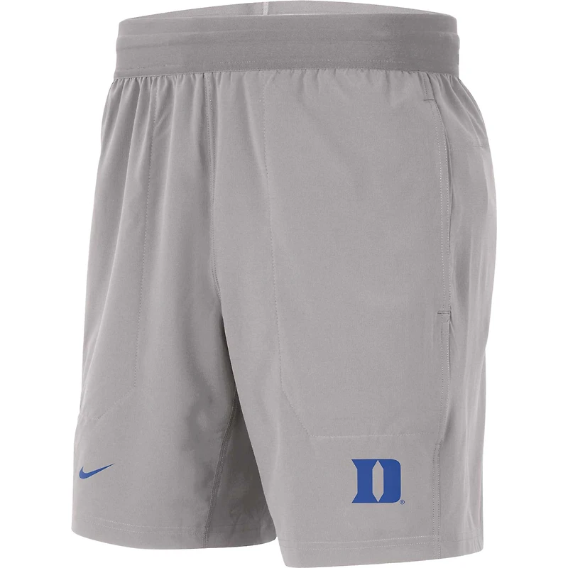 Short de performance Nike Duke Blue Devils Player pour homme, gris