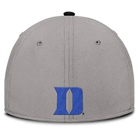Casquette Nike grise Duke Blue Devils Rise Prep Performance Flex pour homme