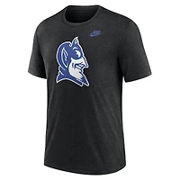 Men's Nike Heather Black Duke Blue Devils Blitz Legacy Primary Tri-Blend T-Shirt