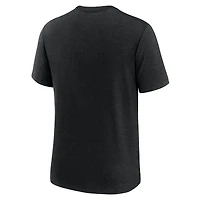Men's Nike Heather Black Duke Blue Devils Blitz Legacy Primary Tri-Blend T-Shirt