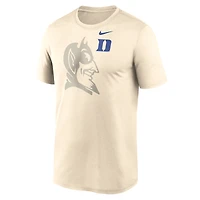 T-shirt Nike Natural Duke Blue Devils Campus Shadow Legend Performance pour homme