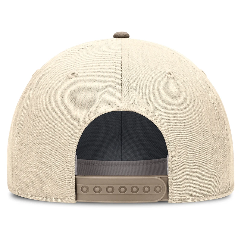 Men's Nike Natural Duke Blue Devils Rise Legacy Throwback Logo Adjustable Hat