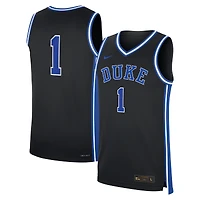 Maillot réplique alternatif Nike #1 Duke Black Blue Devils pour homme