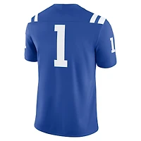 Men's Nike #1 Royal Duke Blue Devils Game Jersey