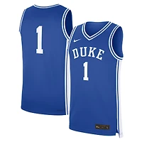 Maillot Nike #1 Royal Duke Blue Devils Road Replica pour homme