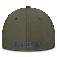 Casquette Nike Duke Blue Devils Primetime SwooshFlex Dri-FIT olive pour homme