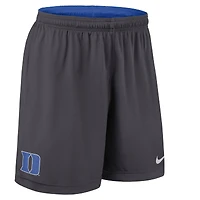 Men's Nike Royal/Anthracite Duke Blue Devils 2026 Sideline Reversible Dri-FIT Shorts