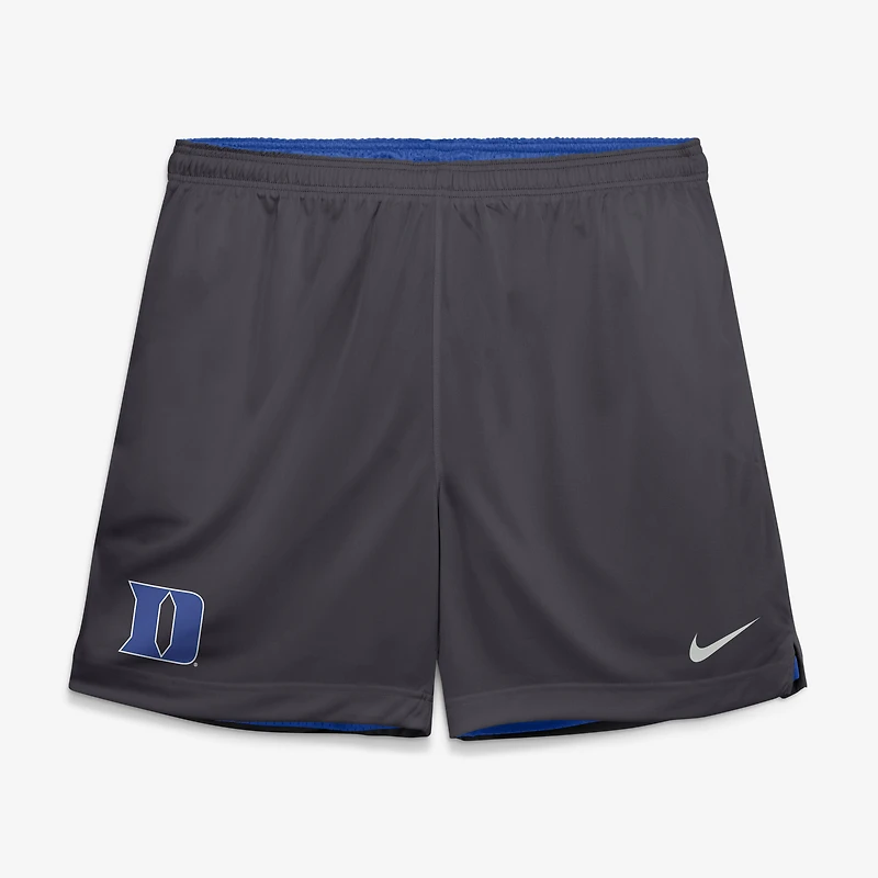 Men's Nike Royal/Anthracite Duke Blue Devils 2026 Sideline Standard Issue Reversible Dri-FIT Shorts