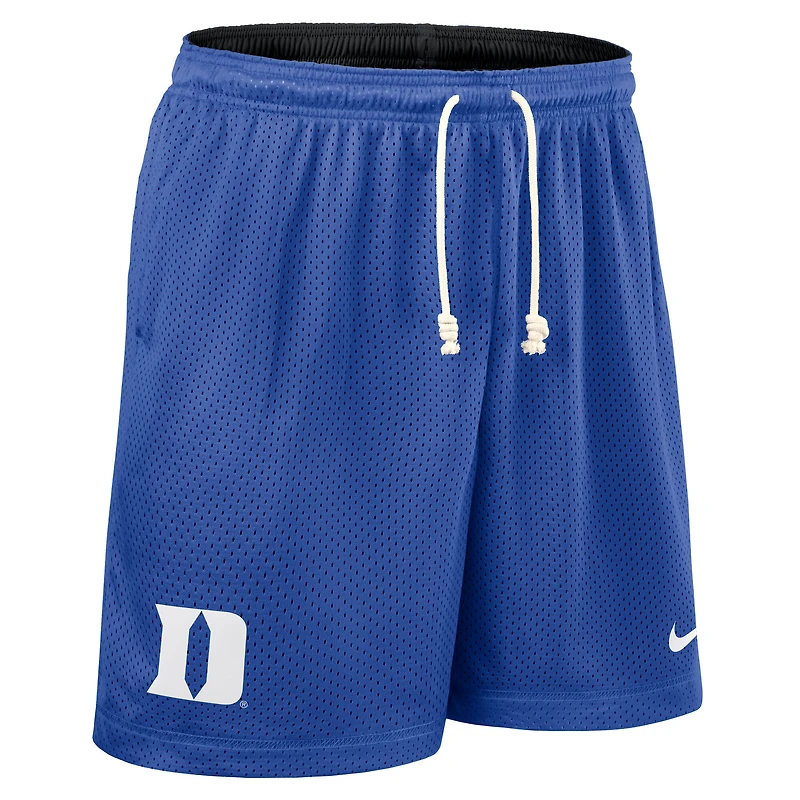 Short réversible Nike Dri-FIT Duke Blue Devils 2025 pour homme, bleu royal/noir