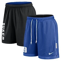 Men's Nike Royal/Black Duke Blue Devils Courtside Standard Issue Dri-FIT Reversible Shorts