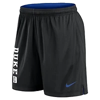 Men's Nike Royal/Black Duke Blue Devils Courtside Standard Issue Dri-FIT Reversible Shorts