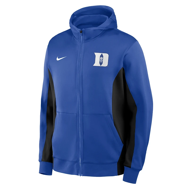 Men's Nike Royal/Black Duke Blue Devils Dri-FIT Game Full-Zip Hoodie Jacket